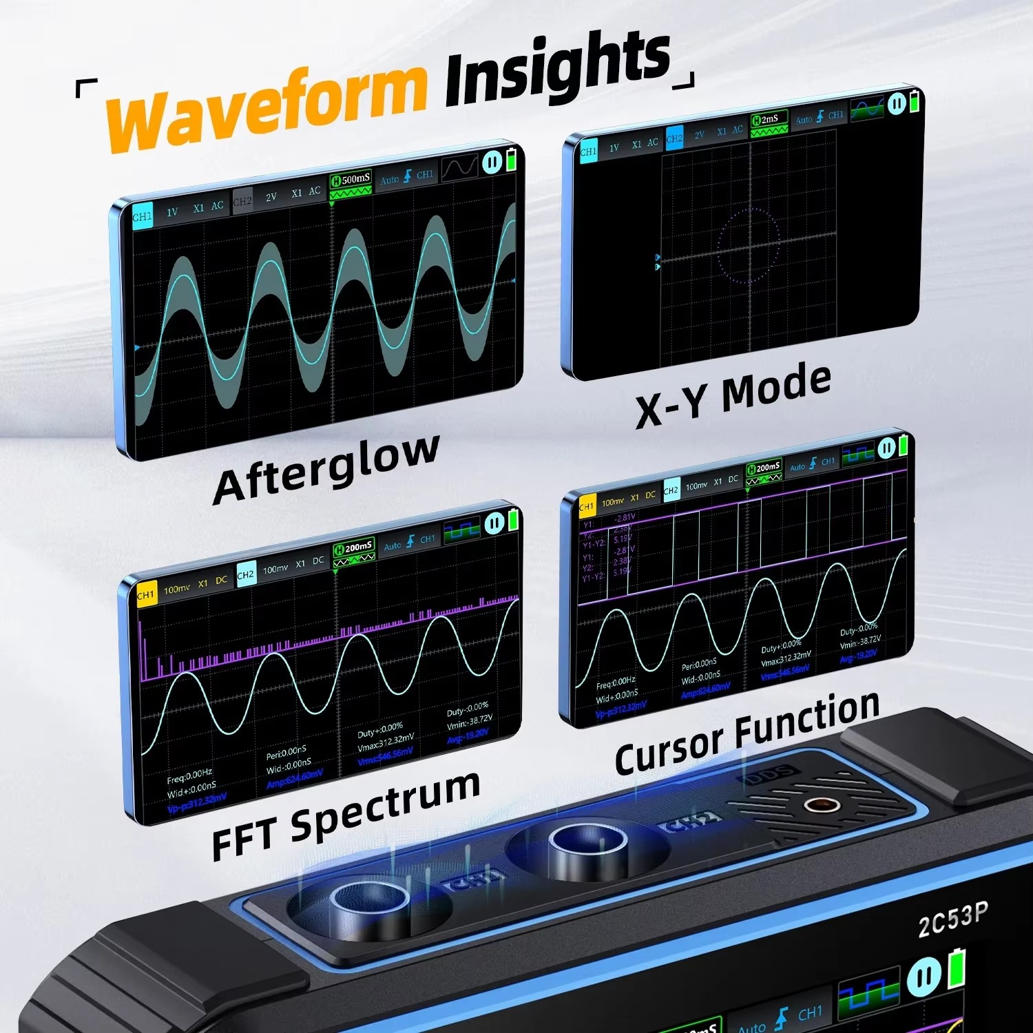 FNIRSI 2C53P Touchscreen Digit – Signal Generator Spectrum Analyzer Bewertung und Preis