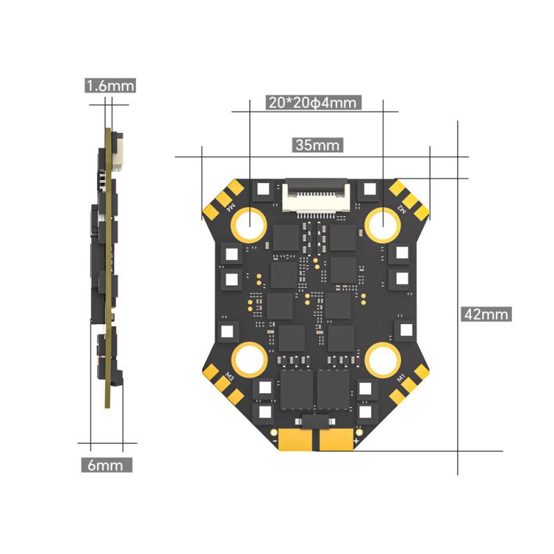 Iflight Borg F7 Mini-Stapel mi – Fpv Flight Controller F7 Stack 60A Bewertung und Preis