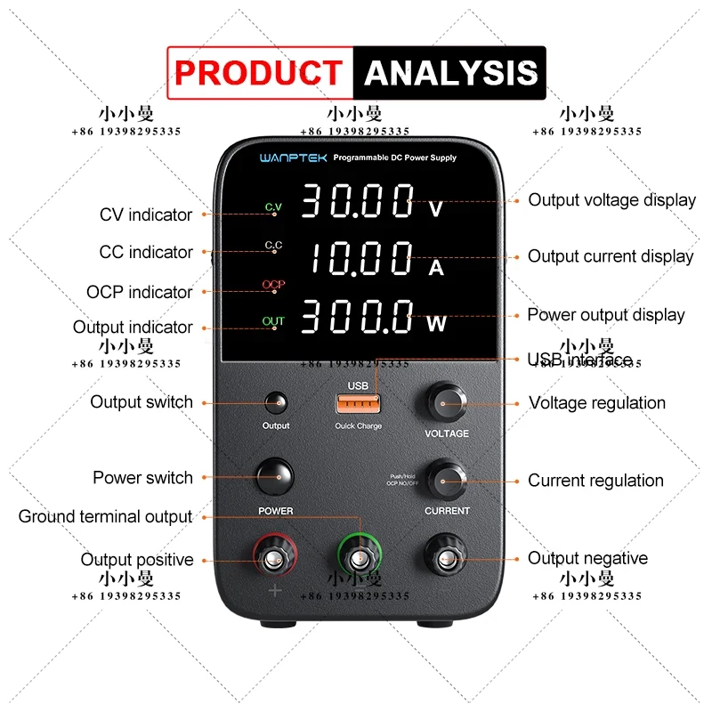 Wanptek Programmierbares DC-Ne – Programmable Dc Power Supply 30V 10A Bewertung und Preis