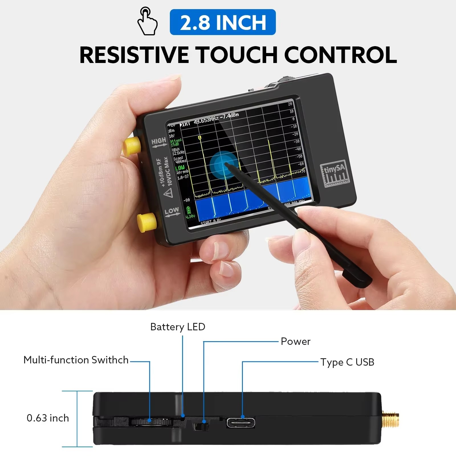 Verbesserter Tiny Spectrum Ana – Signal Generator Spectrum Analyzer Bewertung und Preis