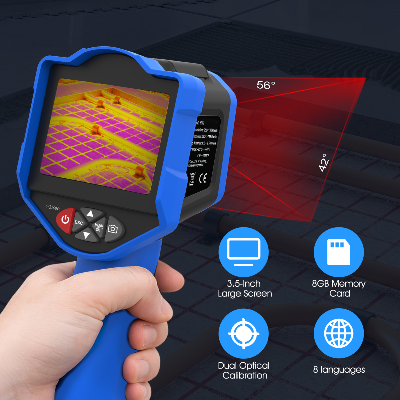 HoldPeak Wärmebildkamera 256 x – Thermal Imaging Camera Pcb Repair Bewertung und Preis